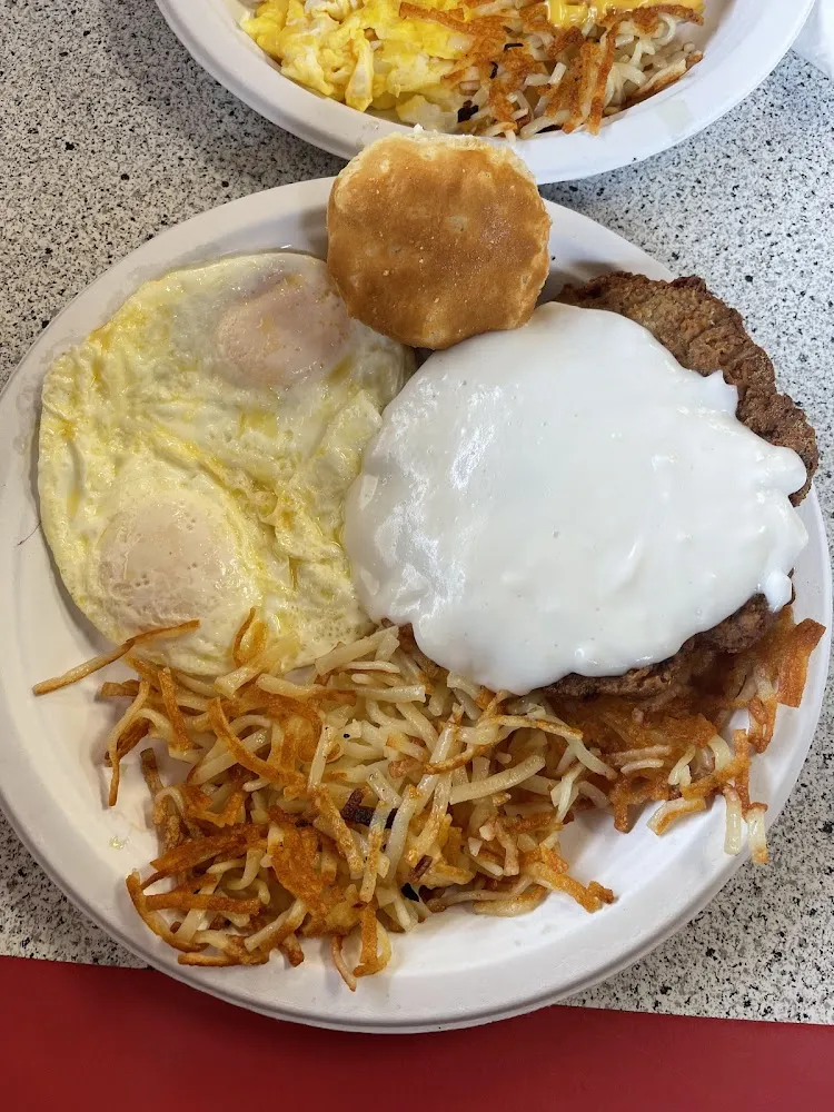 Chicken Fried Stake and Eggs