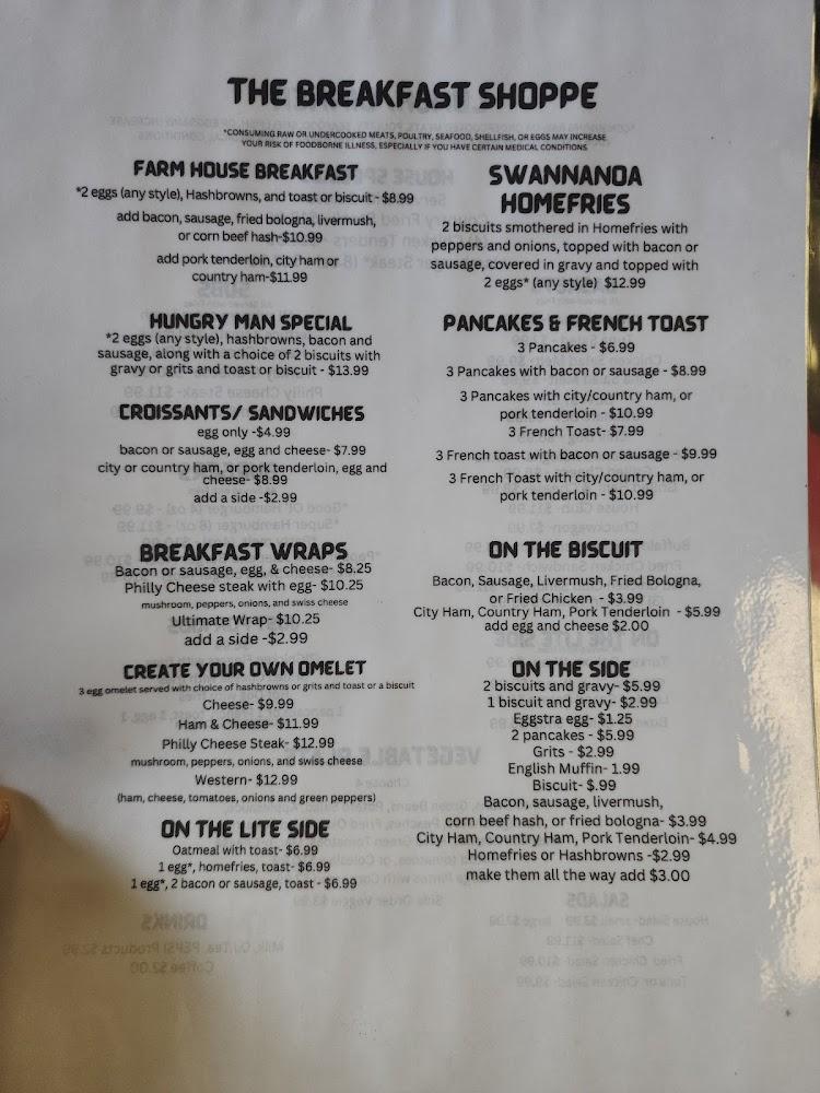 Breakfast Shoppe Menu image 3